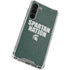 Michigan State University Spartans Nation Galaxy S24 FE Clear Case